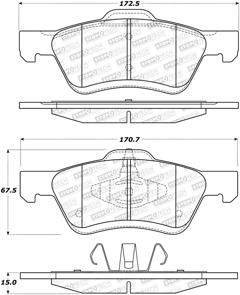 StopTech Street Brake Pads