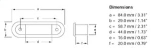 Hella Step Lamp 1X2 Wwht Md12/24 Ss Rim 2Xt