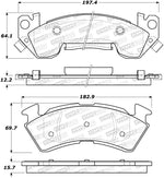 StopTech Street Brake Pads - Rear