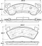 StopTech Street Brake Pads - Rear