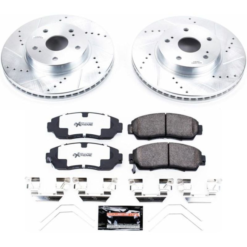 Power Stop 15-18 Subaru Legacy Front Z26 Street Warrior Brake Kit