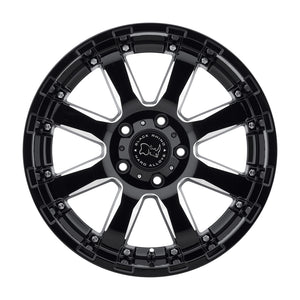 Black Rhino Sierra 20x9.0 5x139.7 ET00 CB 78.1 Gloss Black w/Milled Spokes Wheel