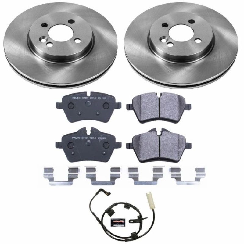 Power Stop 07-10 Mini Cooper Front Track Day Brake Kit