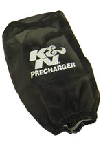 K&N Precharger Air Filter Wrap - Round Straight - Black - 3.5in ID x 6in H