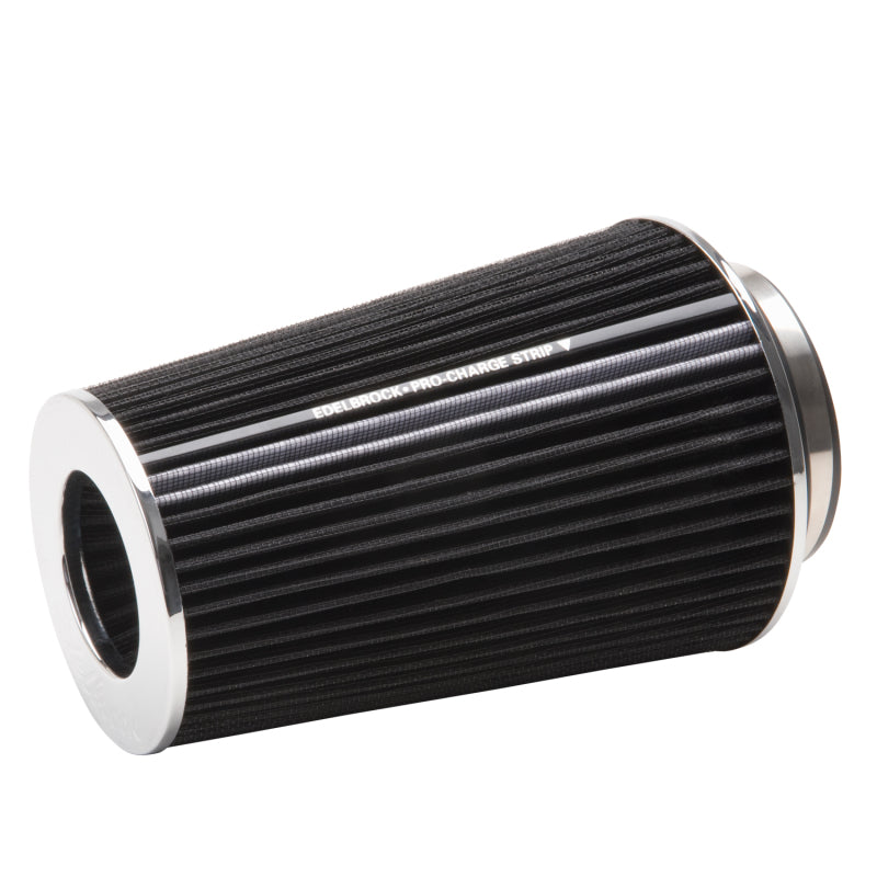 Edelbrock Air Filter Pro-Flo Series Conical 10In Tall Black/Chrome