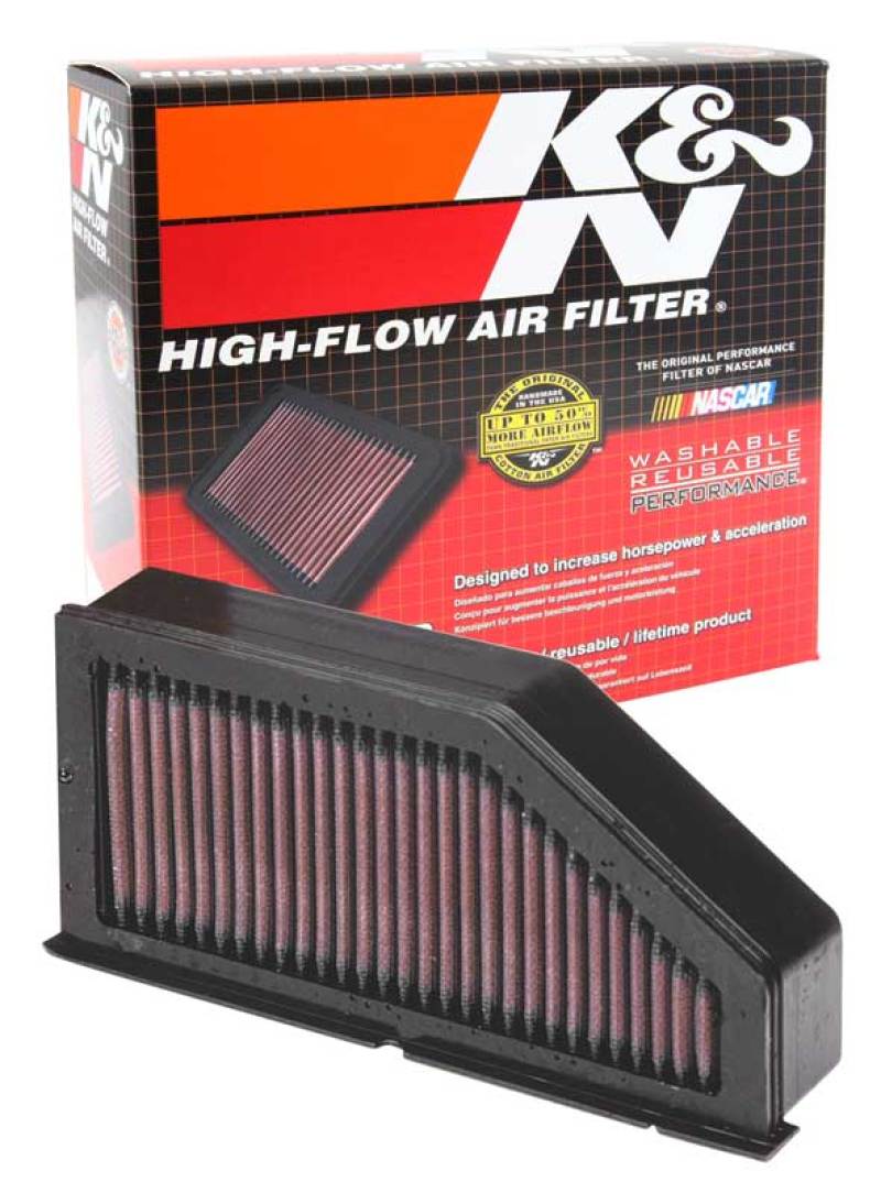 K&N 97-08 BMW K1200RS/LT/C/GT 8.313in OS Length / 3.875 OS Width / 1.938in H Replacement Air FIlter