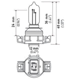 Hella H16/9009 12V 35W Xen Pure Yellow XY Bulb (Pair)