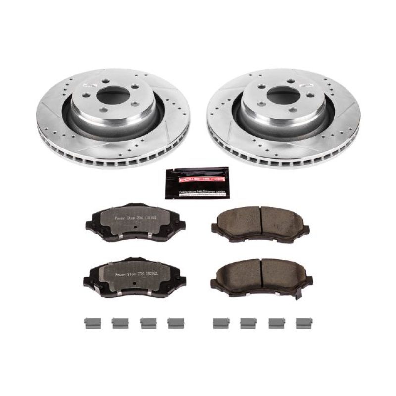 Power Stop 09-11 Dodge Nitro Front Z36 Truck & Tow Brake Kit