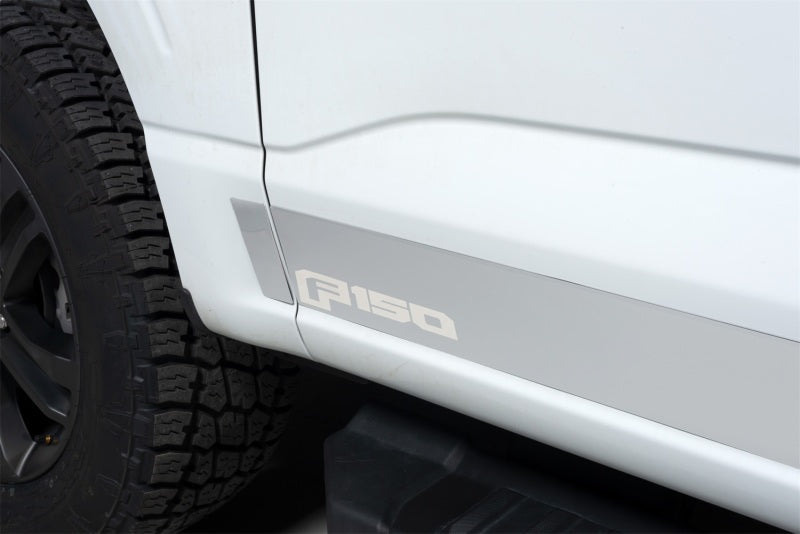 Putco 2021 Ford F-150 Reg Cab 6.5ft Short Box Ford Licensed SS Rocker Panels (4.25in Tall 10pcs)