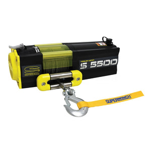 Superwinch 5500 LBS 12V DC 7/32in x 60ft Steel Rope S5500 Winch