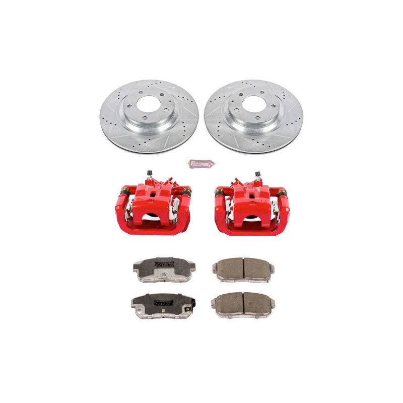 Power Stop 04-11 Mazda RX-8 Rear Z26 Street Warrior Brake Kit w/Calipers