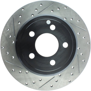 StopTech 05-13 Chrysler300/300C / 09-12 Dodge Challenger Rear Right Drilled & Slotted Rotor