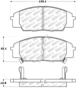 StopTech Street Select Brake Pads - Front