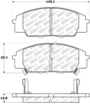 StopTech Street Select Brake Pads - Front