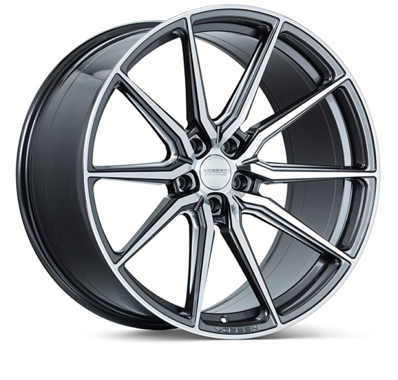 Vossen HF-3 24x10 / 5x130 / ET20 / Deep Face / 84.1 - Gloss Graphite Polished Wheel