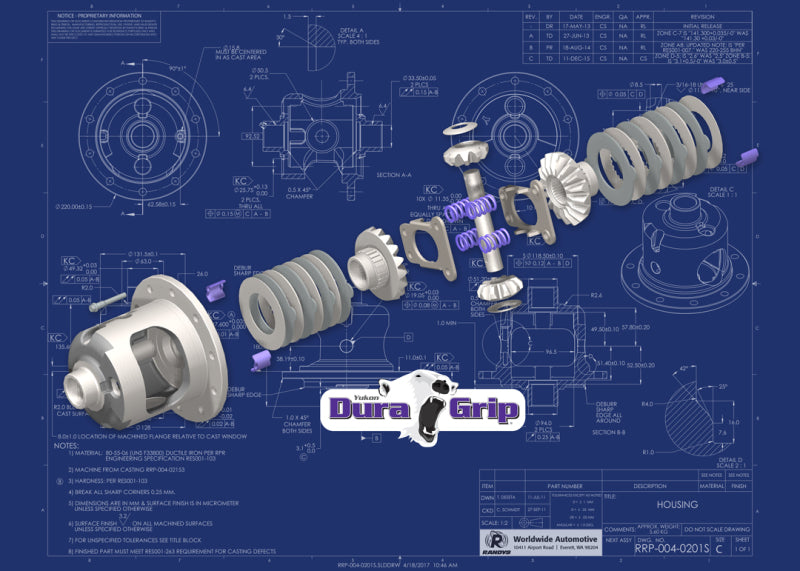 Yukon Gear Dura Grip For Dana 70 w/ 32 Spline / 4.10 and Down Ratio