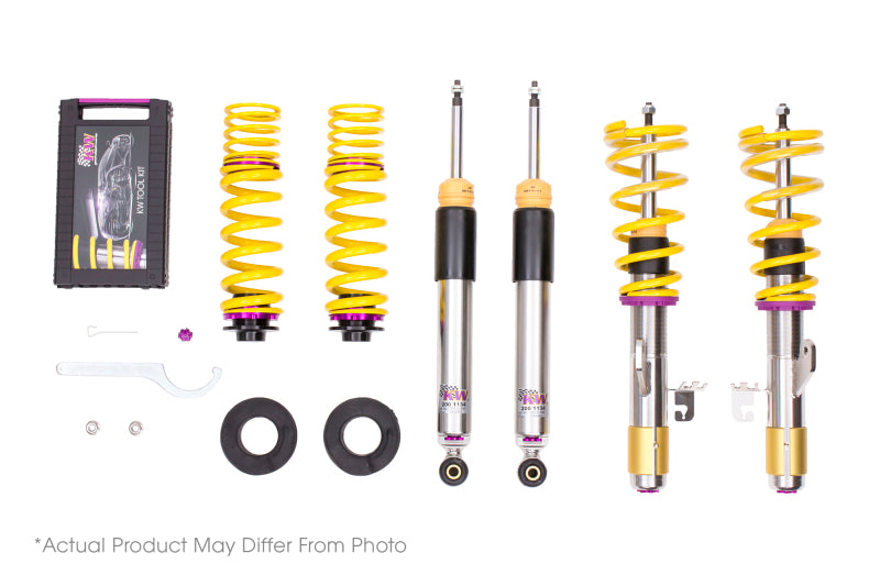KW Coilover Kit V3 2018+ Audi A5 (B9) Cabrio Quattro w/o Electronic Dampening (50mm)