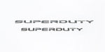 Putco 17-20 Ford SUPERDUTY Letters (Stamped/Black Platinum) Hood/Front