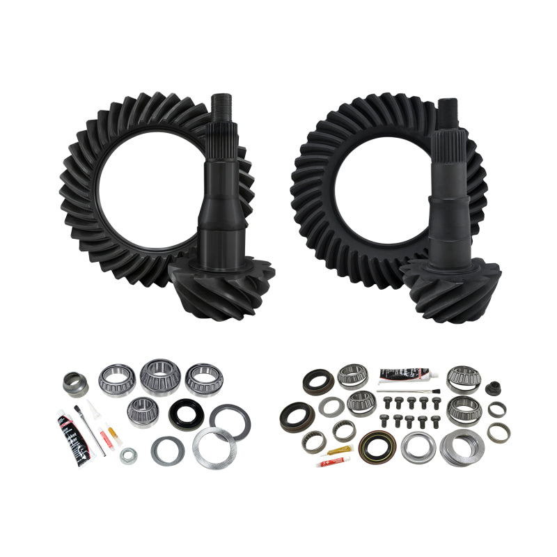 Yukon Gear & Install Kit Package for 11-19 Ford F150 9.75in Front & Rear 4.88 Ratio