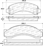 StopTech Street Brake Pads - Rear