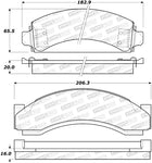 StopTech Street Brake Pads - Rear