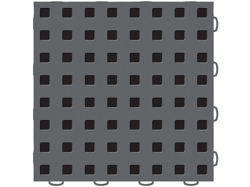 WeatherTech TechFloor - 12in X 12in Tiles - Dark Grey/Black **Order in Qtys of 10