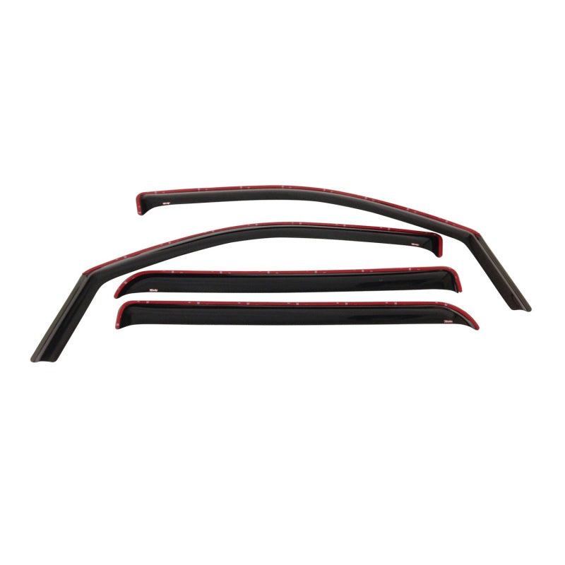 Westin 2009-2014 Ford F-150 SuperCrew In-Channel Wind Deflector 4pc - Smoke