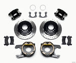 Wilwood D154 P/S Park Brake Kit Drilled Small Ford 2.50in Offset