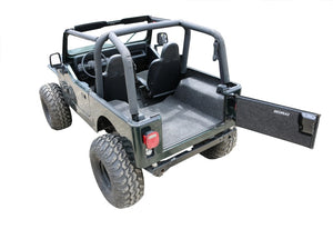 BedRug 81-86 Jeep CJ-7 Rear Kit w/o Gussets 4pc Cargo Kit (Incl Tailgate & Cargo Liner)