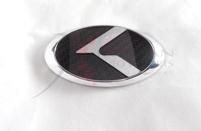 LODEN Carbon/Stainless "K" Steering Wheel Full Replacement Emblem