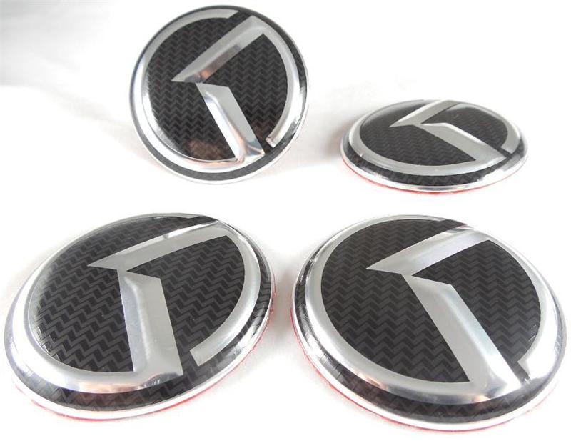 LODEN Carbon-Stainless "K" Emblems