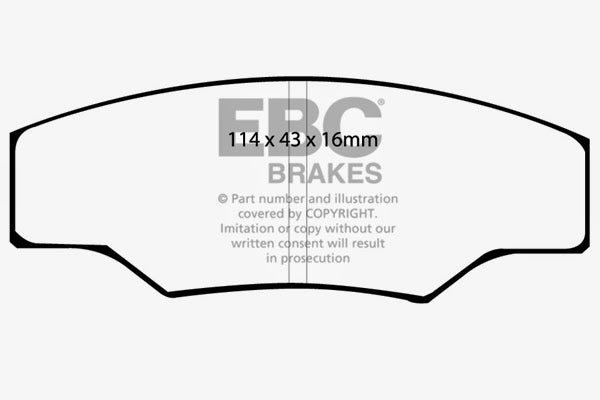 Greenstuff 2000 series is a high friction pad designed to improve stopping power