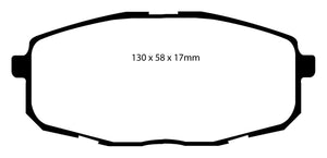 Greenstuff 2000 series is a high friction pad designed to improve stopping power