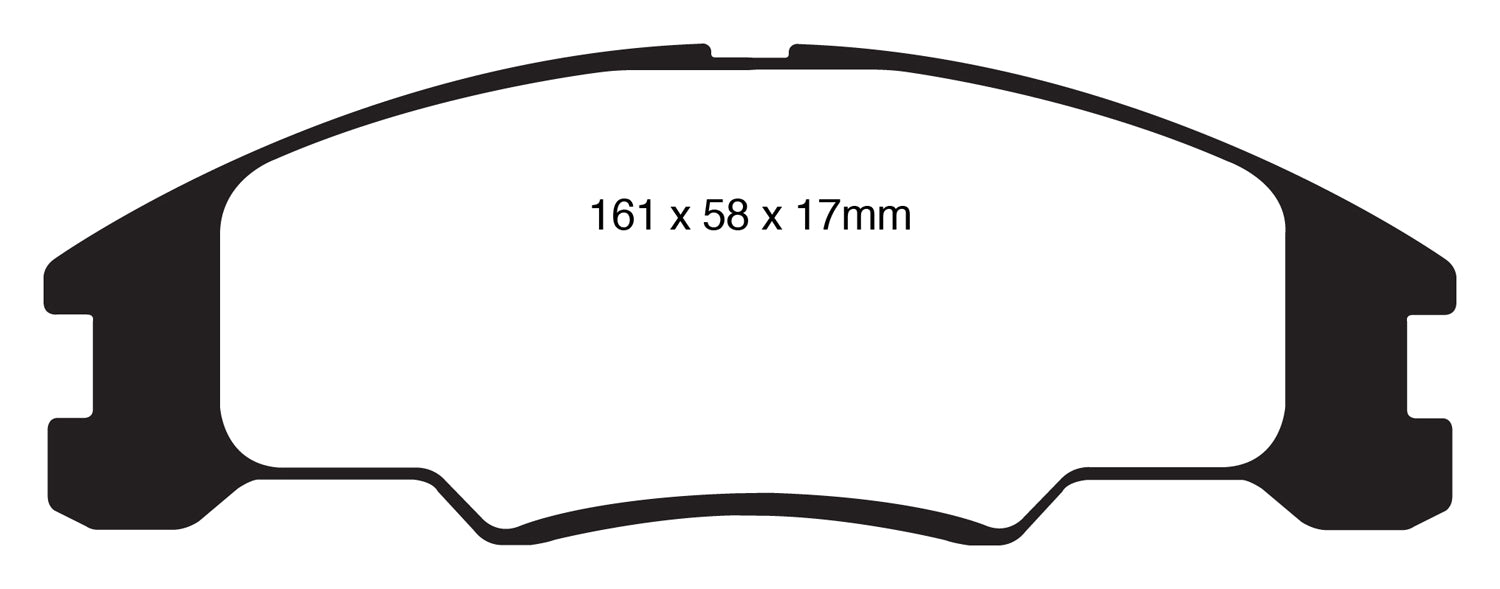 Greenstuff 2000 series is a high friction pad designed to improve stopping power