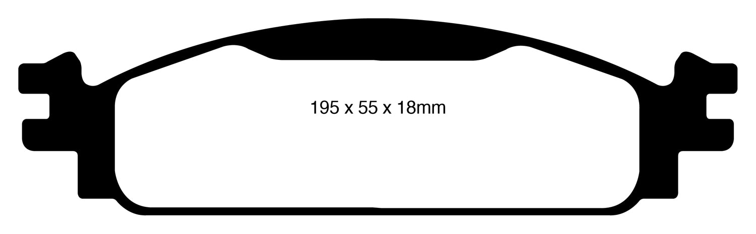 Greenstuff 2000 series is a high friction pad designed to improve stopping power