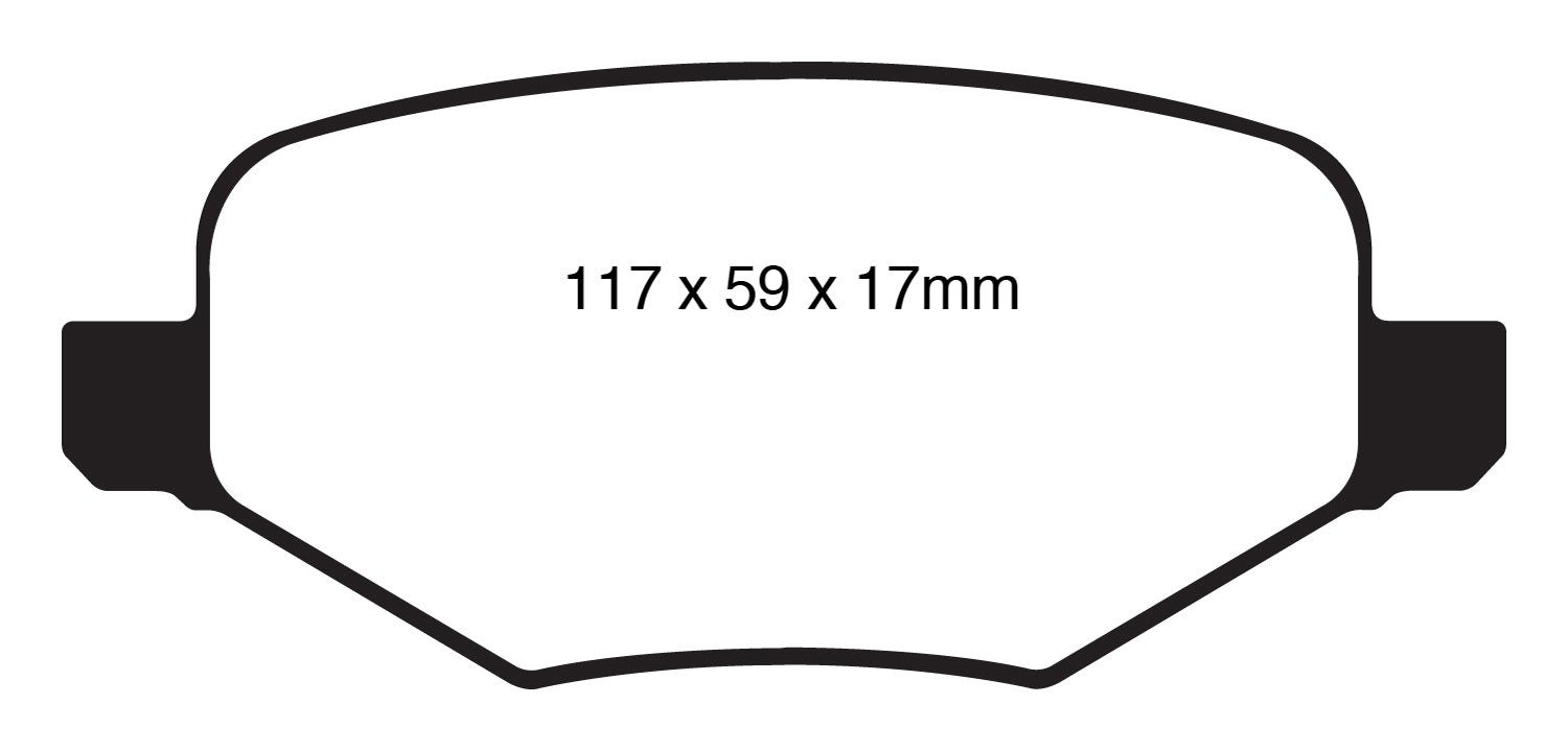 Greenstuff 2000 series is a high friction pad designed to improve stopping power