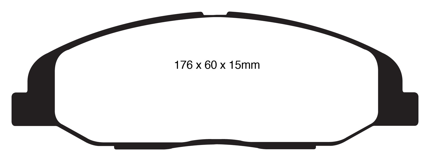 Greenstuff 2000 series is a high friction pad designed to improve stopping power