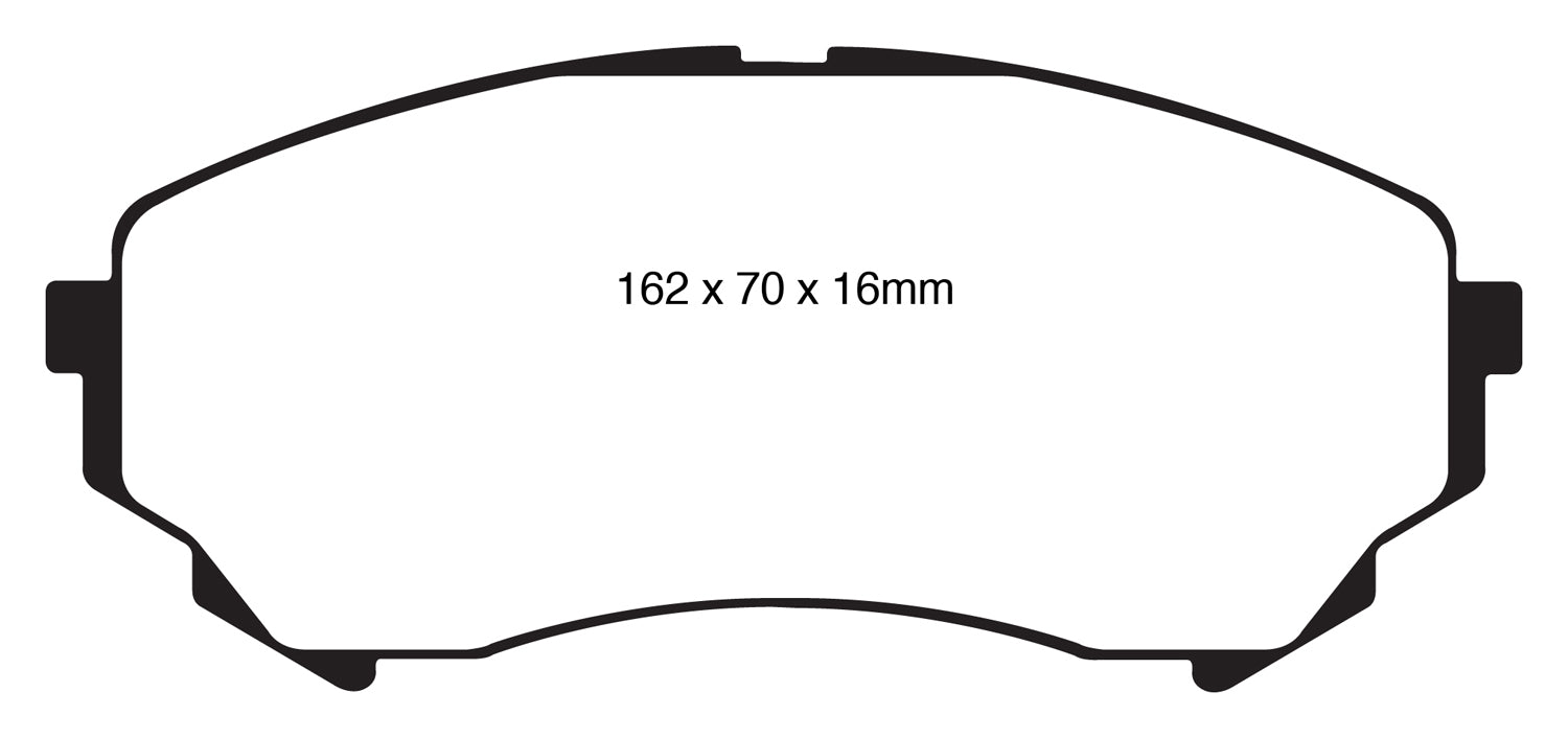 Greenstuff 2000 series is a high friction pad designed to improve stopping power