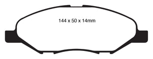 Greenstuff 2000 series is a high friction pad designed to improve stopping power