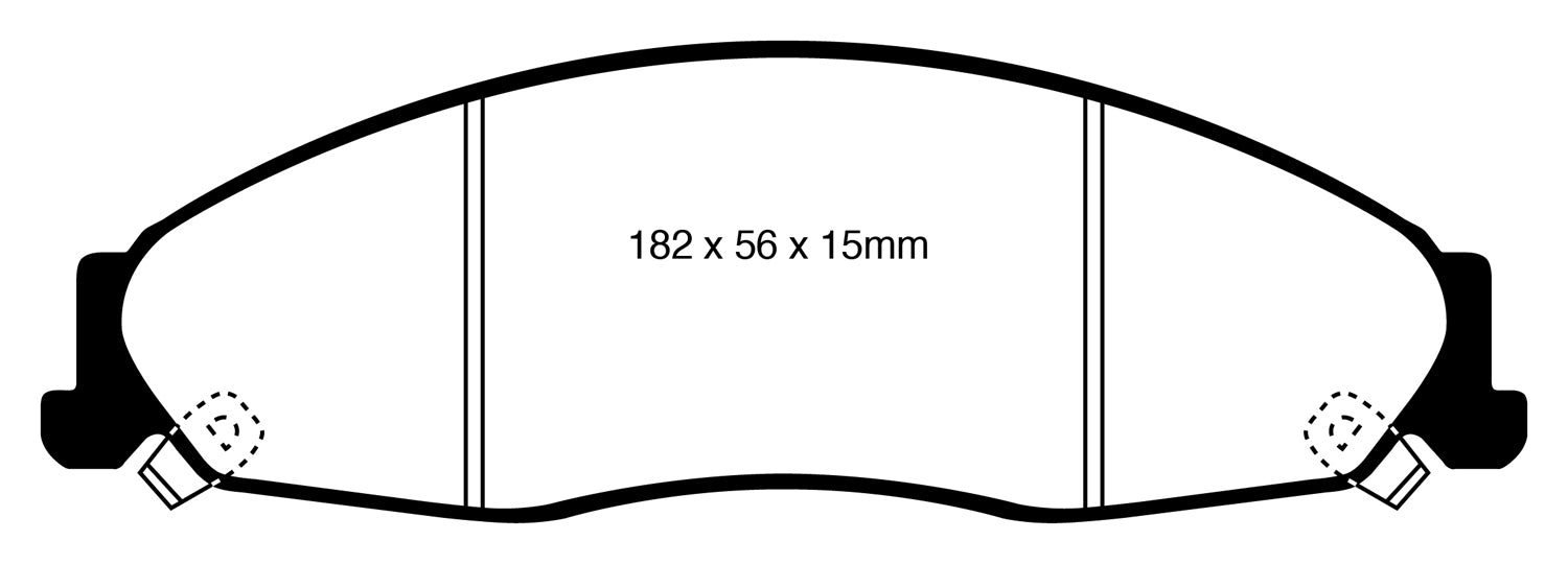 Greenstuff 2000 series is a high friction pad designed to improve stopping power