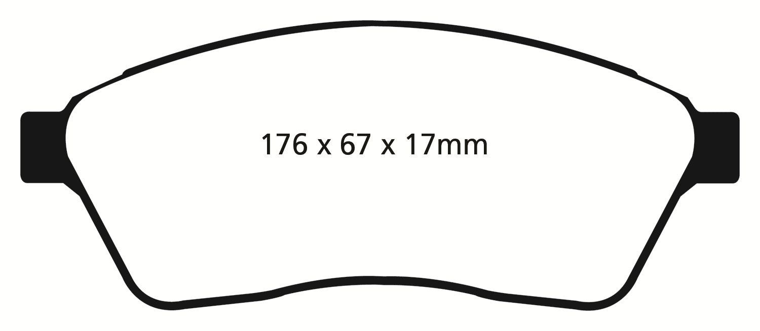 Greenstuff 2000 series is a high friction pad designed to improve stopping power