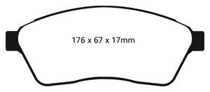 Greenstuff 2000 series is a high friction pad designed to improve stopping power