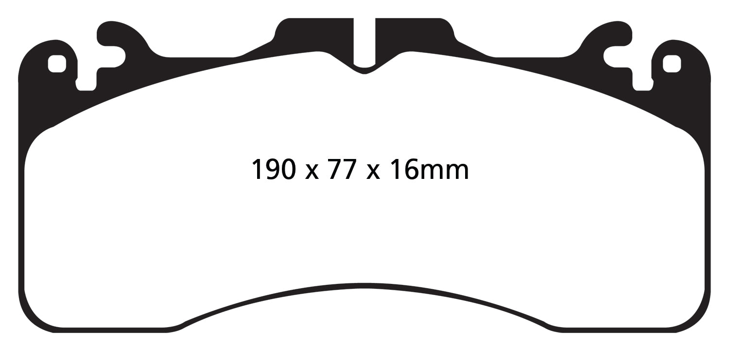 Greenstuff 2000 series is a high friction pad designed to improve stopping power