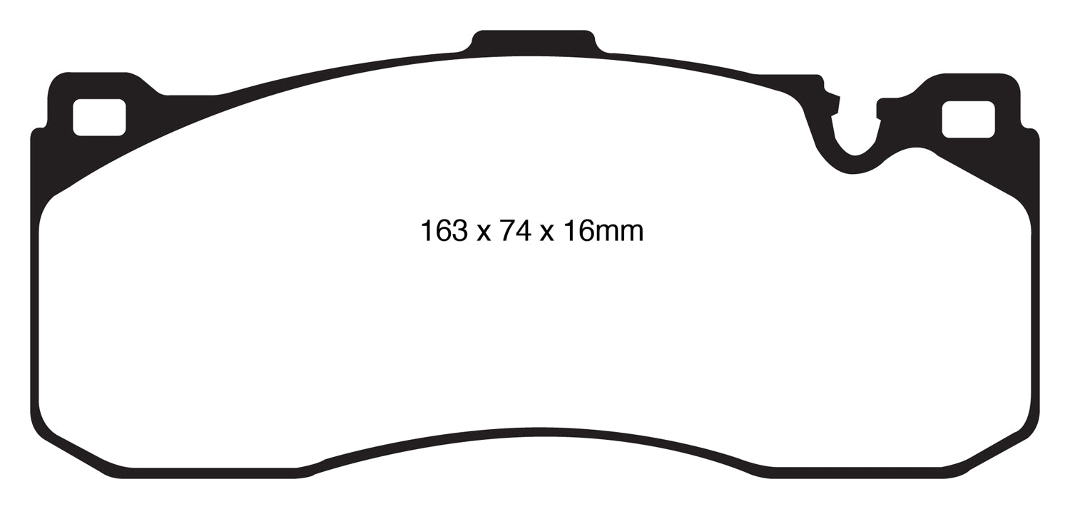 Greenstuff 2000 series is a high friction pad designed to improve stopping power