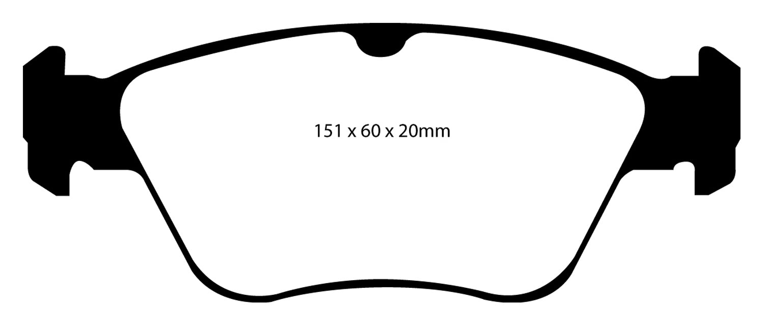 Yellowstuff pads are high friction coefficient spirited street pads.