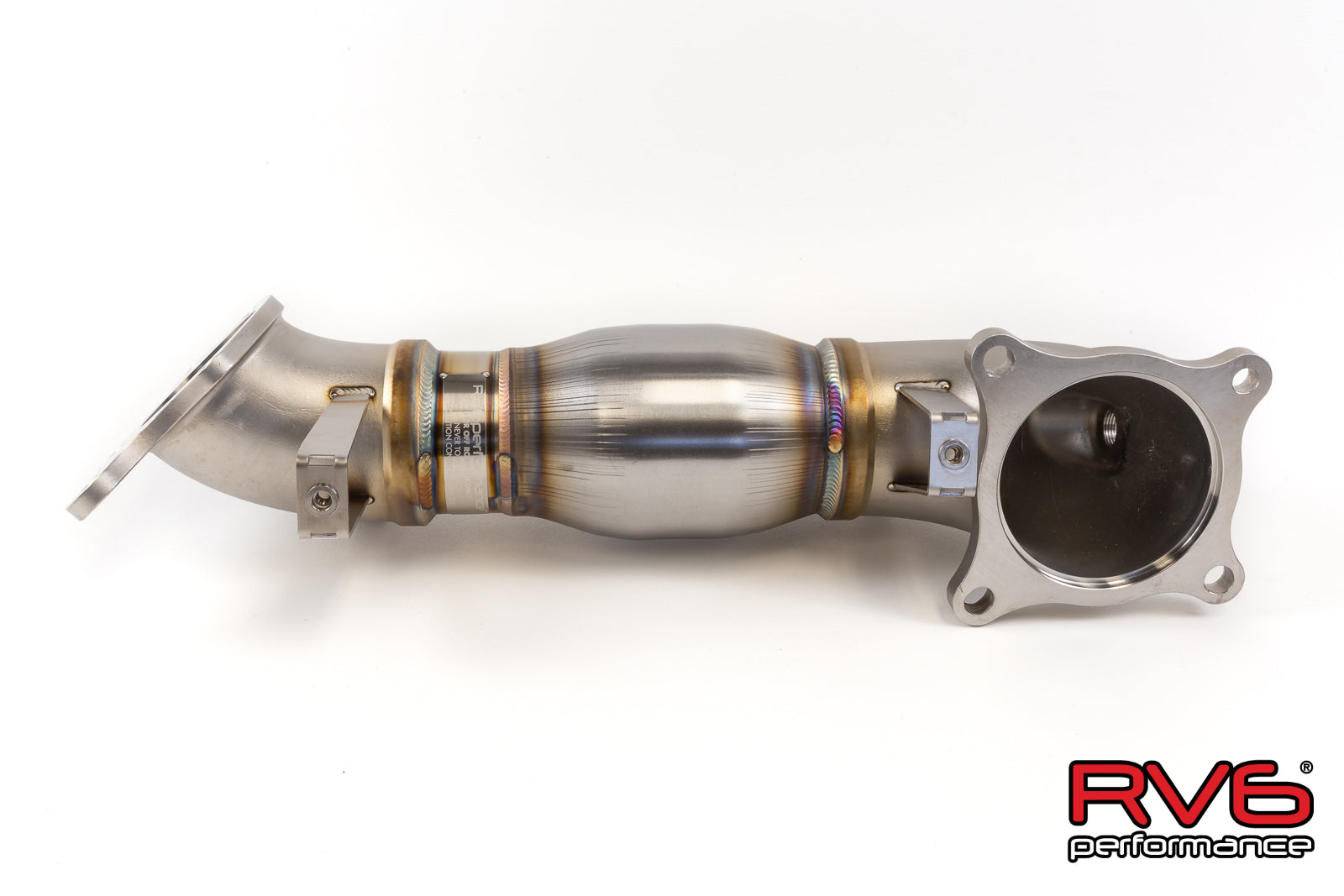 RV6 Performance™ - High Temp Catted Downpipe for 18+ Accord 2.0T-Type-R Turbo Ready