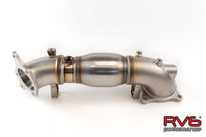 RV6 Performance™ - High Temp Catted Downpipe for 18+ Accord 2.0T-Type-R Turbo Ready