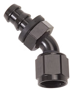 Russell Performance -4 AN Twist-Lok 45 Degree Hose End (Black)