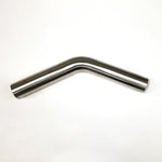 Stainless Bros 2.25in Diameter 1.5D / 3.375in CLR 45 Degree Bend 6.5in leg/6.5in leg Mandrel Bend