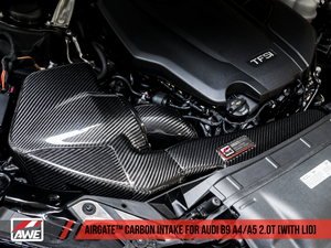 AWE Tuning Audi B9 A4/A5 2.0T Quattro Carbon Fiber AirGate Intake w/ Lid